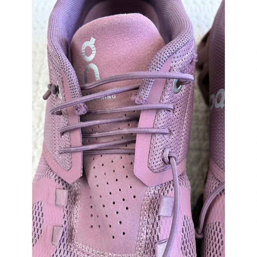 On Running Women's Cloud 5 Sneakers Fig/Quartz US 10 EU 42 Walking Active - Picture 15 of 16